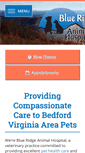 Mobile Screenshot of blueridgeanimalhospital.com