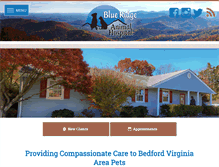 Tablet Screenshot of blueridgeanimalhospital.com